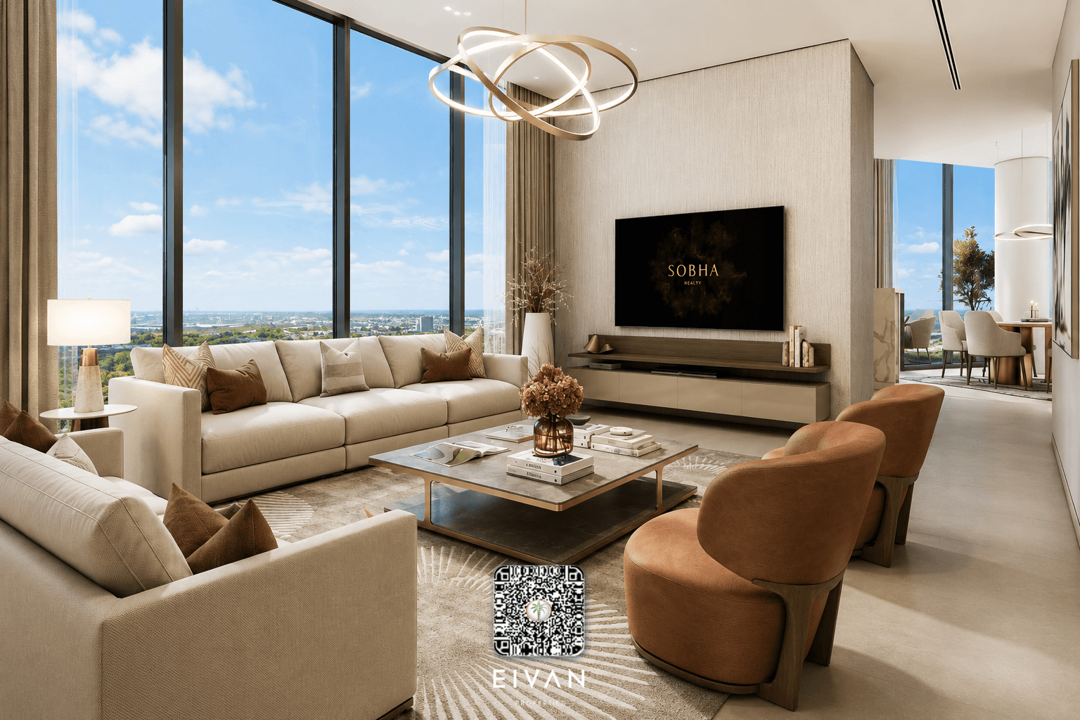 Elegant 1BR + Study | Pool View | Fully Furnished